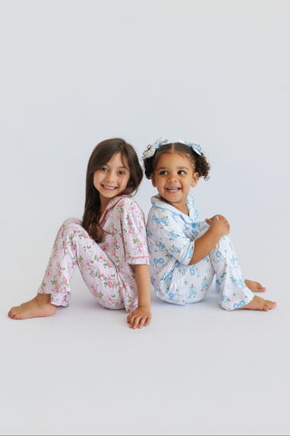 POWDER BLUE POSIE DREAM GIRL'S FLARE SET