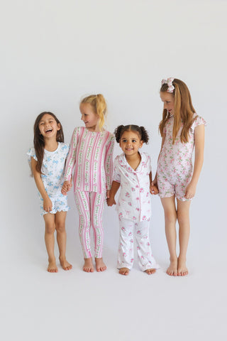 BLOOMING TRELLIS DREAM RUFFLE SHORT SET