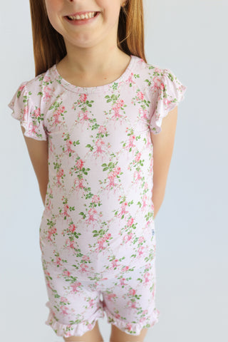 BLOOMING TRELLIS DREAM RUFFLE SHORT SET