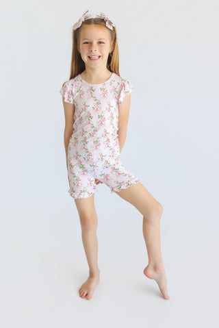 BLOOMING TRELLIS DREAM RUFFLE SHORT SET