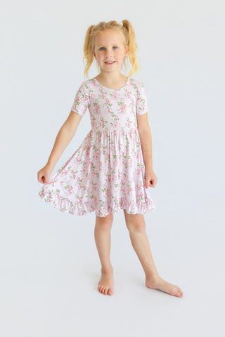 BLOOMING TRELLIS DREAM RUFFLE DRESS