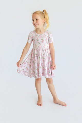 BLOOMING TRELLIS DREAM RUFFLE DRESS