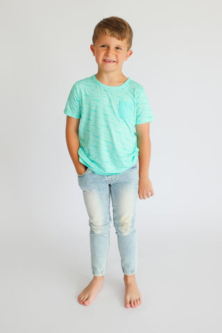 TIDAL WAVES DREAM POCKET TEE