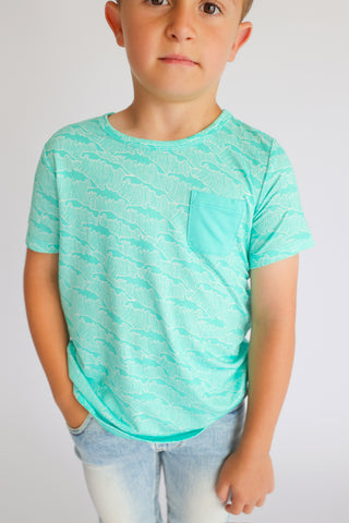 TIDAL WAVES DREAM POCKET TEE