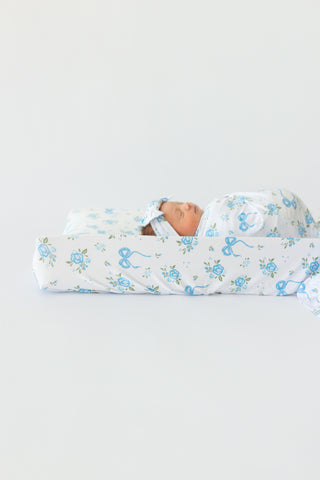 POWDER BLUE POSIE DREAM CHANGING PAD