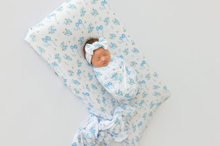 POWDER BLUE POSIE DREAM CHANGING PAD
