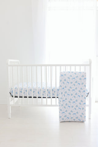 POWDER BLUE POSIE DREAM CHANGING PAD