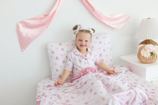 TIED WITH ROSES DREAM TWIN SHEET SET