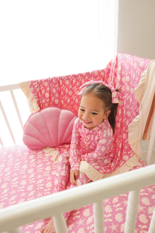 COASTAL CHIC DREAM RUFFLE BLANKET