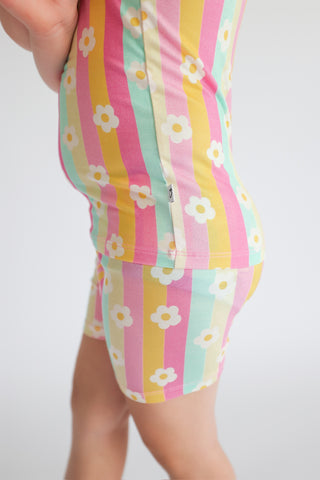 DAISY STRIPE DELIGHT DREAM SHORT SET