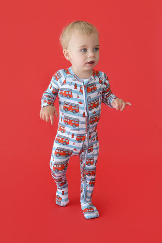 FIRETRUCK FRENZY DREAM ROMPER