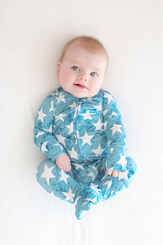 LITTLE LIBERTY STARS DREAM ROMPER
