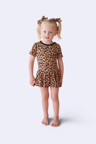 LEOPARD DREAM BODYSUIT DRESS