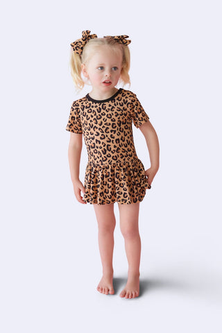 LEOPARD DREAM BODYSUIT DRESS
