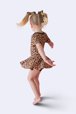 LEOPARD DREAM BODYSUIT DRESS