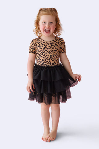 animal print dress for toddler Leopard Dream Tutu Dress
