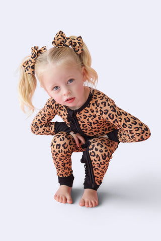 LEOPARD DREAM BOW HAIR CLIPS