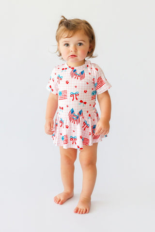STAR-SPANGLED SWEETHEART DREAM BODYSUIT DRESS