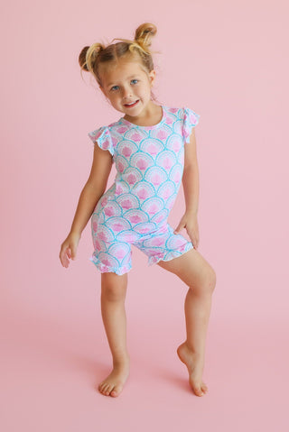 COQUETTE COAST DREAM RUFFLE SHORT SET