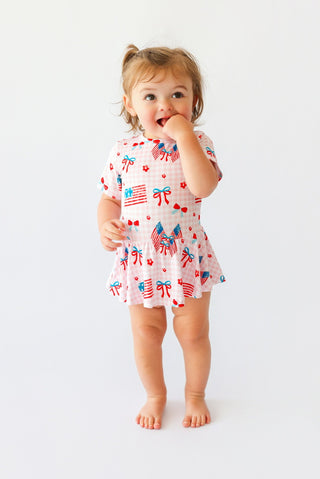 STAR-SPANGLED SWEETHEART DREAM BODYSUIT DRESS