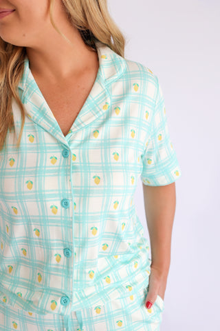CITRUS GINGHAM WOMEN'S FLARE DREAM SET