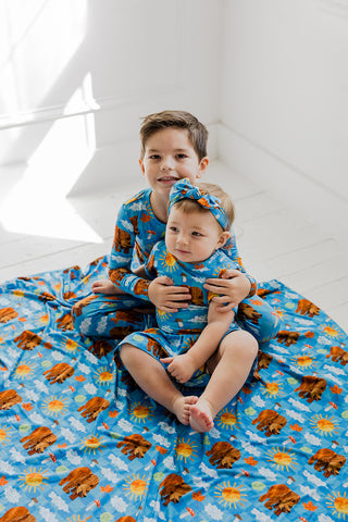 BEAR-Y BLUE SKIES DREAM BODYSUIT DRESS
