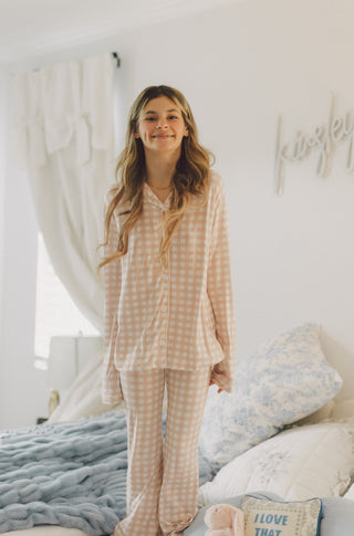 CHARLIE'S CHECKS DREAM GIRL'S FLARE SET