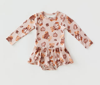 WOODLAND TEDDY DREAM BODYSUIT DRESS