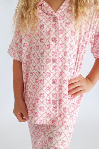 VINTAGE CHERRY CHARM DREAM GIRL'S FLARE SET