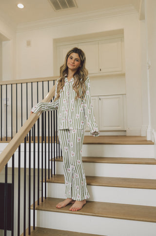 ROSIE'S MEADOW STRIPES DREAM GIRL'S FLARE SET