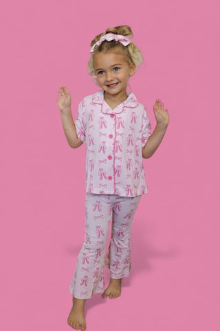 BALLET BOW BLISS DREAM GIRL'S FLARE SET