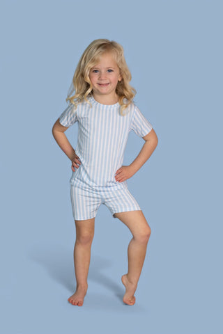 SEASIDE STRIPE DREAM SHORT SET