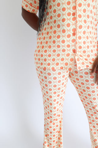 PEACH PERFECT BOWS WOMEN'S FLARE DREAM SET