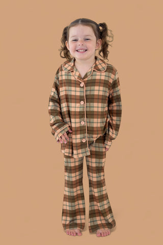 HARVEST TARTAN DREAM GIRL'S FLARE SET