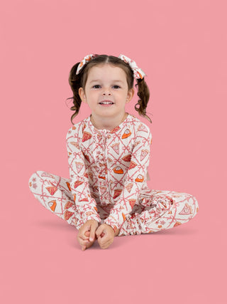 SLICE OF FALL DREAM RUFFLE ROMPER