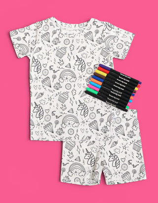 COLOR ME MAGICAL DREAM SHORT SET