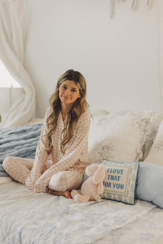 CHARLIE'S CHECKS DREAM GIRL'S FLARE SET