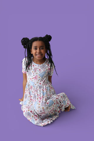 POM POWER DREAM RUFFLE DRESS