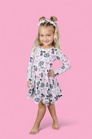 MIDNIGHT DISCO DARLING DREAM RUFFLE DRESS