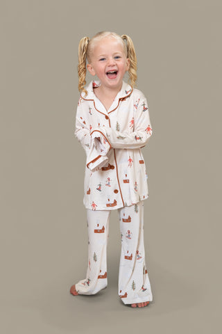 COZY CHALET DREAM GIRL'S FLARE SET