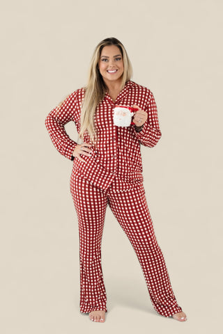 PEPPERMINT PLAID WOMEN'S DREAM FLARE SET