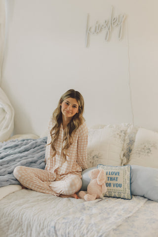 CHARLIE'S CHECKS DREAM GIRL'S FLARE SET