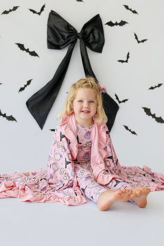 PRETTY LITTLE HAUNTS DREAM RUFFLE BLANKET