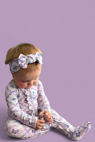 ICY WONDERLAND DREAM RUFFLE ROMPER