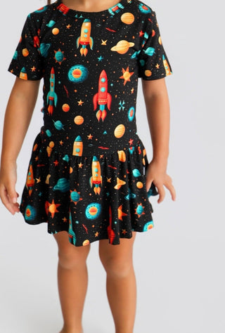 MISSION TO THE MOON DREAM BODYSUIT DRESS