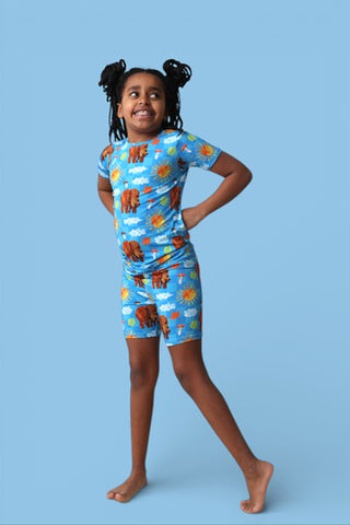 BEAR-Y BLUE SKIES DREAM SHORT SET