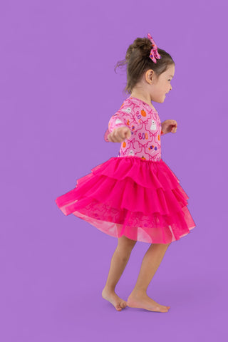 BERRY SWEET BOO LONG SLEEVE DREAM TUTU DRESS