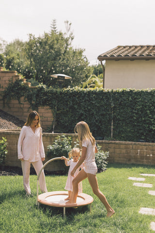 CHARLIE'S CHECKS DREAM RUFFLE DRESS