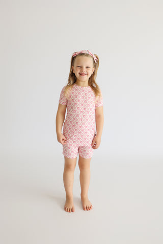 VINTAGE CHERRY CHARM DREAM SHORT SET