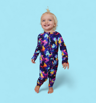 GLOWIN' GHOSTIES DREAM ROMPER
